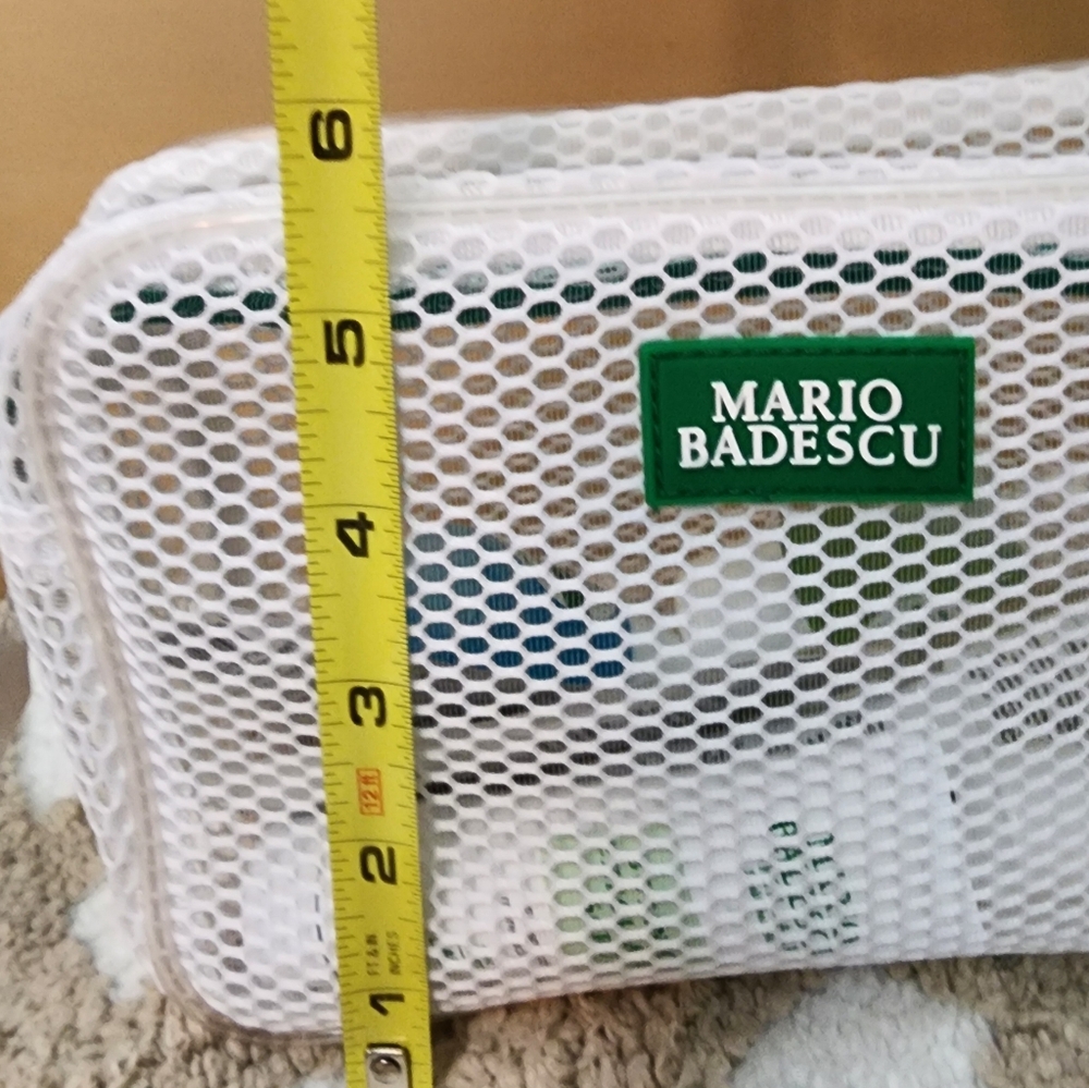 MARIO BADESCU MESH COSMETIC CASE WITH TRAVEL SIZE ITEMS NWOT - Picture 3 of 4